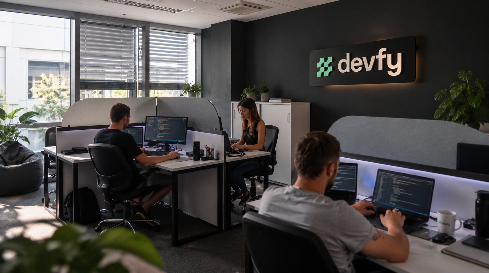 Imagem do escritório da Devfy
